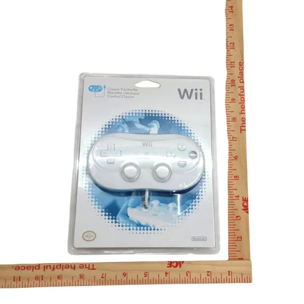 Official Nintendo Wii Classic Controller White RVL-005 OEM Brand New Sealed